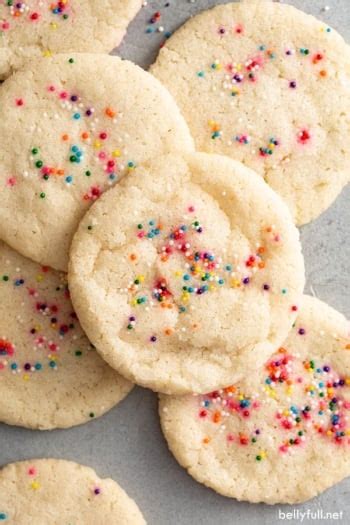 Easy Sugar Cookie Recipe Only 3 Ingredients Belly Full