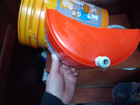 This is a porcelain urine diverter! The Floating Empire: DIY Urine Diverter for Composting Toilet