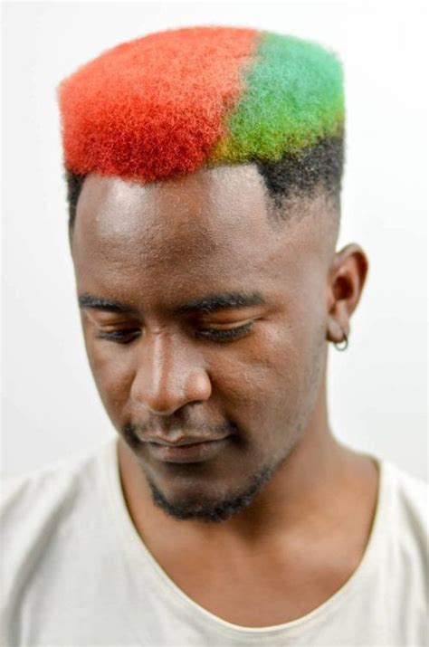 Show Off Your Dyed Hair 10 Colorful Mens Hairstyles Types Of Hair