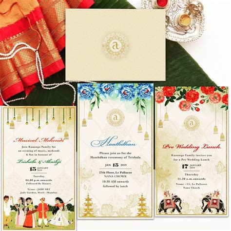 quirky wedding invitation card  canva  app