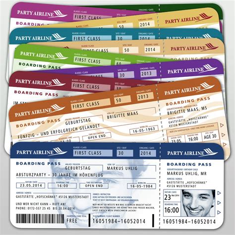 So können sie zum beispiel in die usa reisen. Einladungskarten Geburtstag Flugticket Ticket Boarding Pass mit Ihrem Bild | Einladungskarten ...