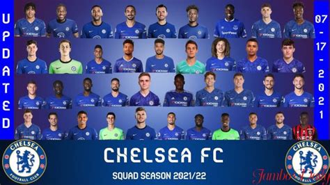 Chelsea Fc Squad 20212022 Season Jambo Daily