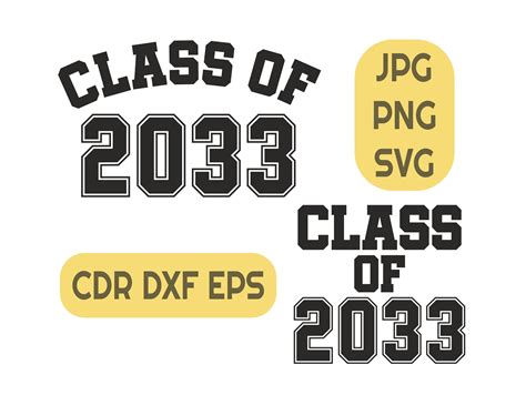 Class Of 2033 Svg First Day Of School Clipart Back To School Etsy