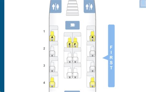 Emirates First Class A380 Seat Map