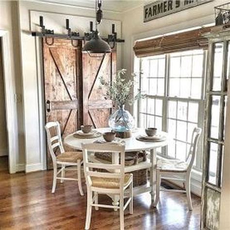 40 Modern Rustic Farmhouse Dining Room Style Ideas Dining Room Small