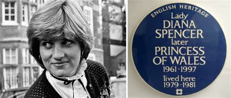 Lady Diana Spencer Later Princess Of Wales Honoured With Blue Plaque English Heritage