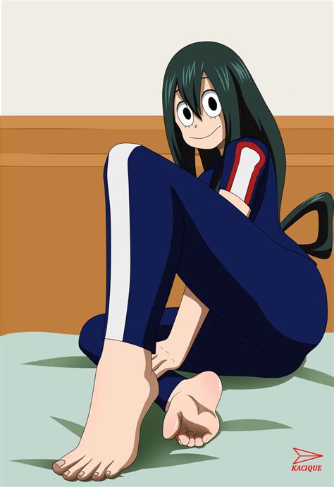 tsuyu asui by kaciqueart on newgrounds