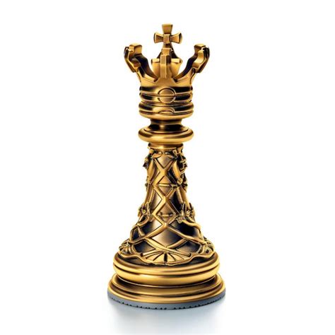 Premium Ai Image Chess King Isolated On White Background