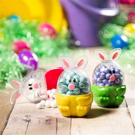 jumbo bunny plastic easter eggs 12 pc party supplies 12 pieces ebay