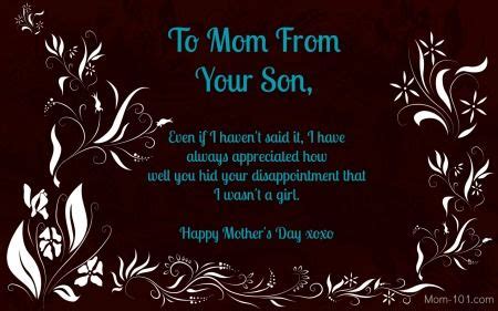 Happy mother's day messages from son. 9 Mother's Day Cards I Wish They Made | Mom-101™ | Liz ...