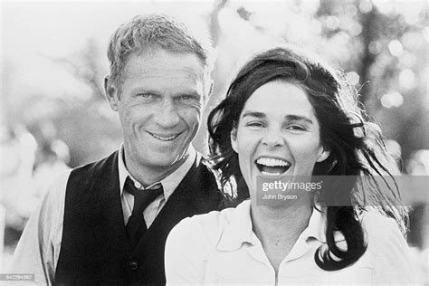 American Actor Steve Mcqueen And His Wife Actress Ali Macgraw