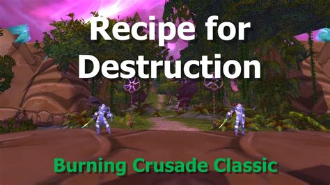 Recipe For Destruction On Nethery Wings Tbc Classic Youtube
