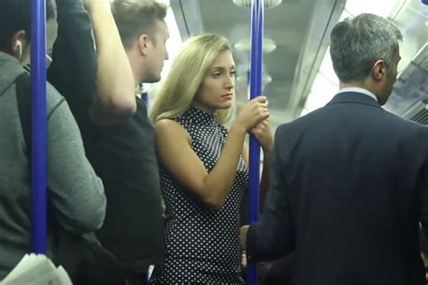 Man Gropes Woman On London Tube In Social Experiment