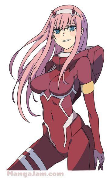 How To Draw Zero 2 From Darling In The Franxx Darling
