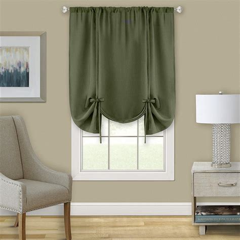 ( 4.4 ) out of 5 stars 673 ratings , based on 673 reviews current price $12.94 $ 12. Woven Trends Two-Tone Window Curtain Tie-Up Shade, Double ...