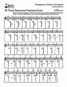 Tenor Saxophone Chart Download Courtesy Of Art 39 S Music Shop