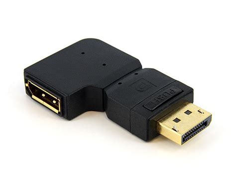 Displayport Connector Right Angle Adapter