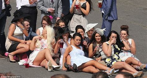 Racegoers Can T Contain Themselves As The Racing Action Hots Up Daily