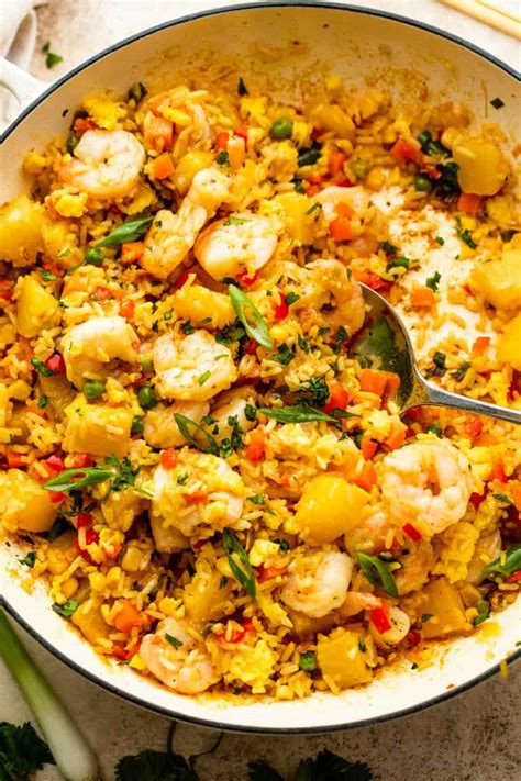 Easy Shrimp Fried Rice With Pineapple Easy Weeknight Recipes