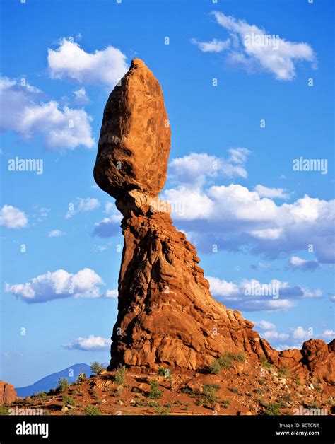 Balanced Rock Arches National Park Utah Usa Stock Photo Alamy