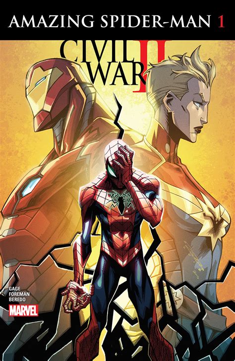 civil war ii amazing spider man 2016 1 comic issues marvel
