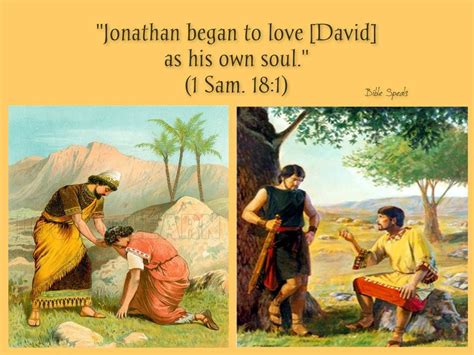 David And Jonathan 1 Samuel 181 David And Jonathan 2 Samuel Bible