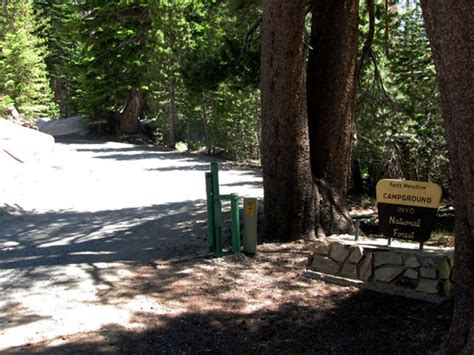 Inyo National Forest Reds Meadow Campground Mammoth Lakes Ca Gps