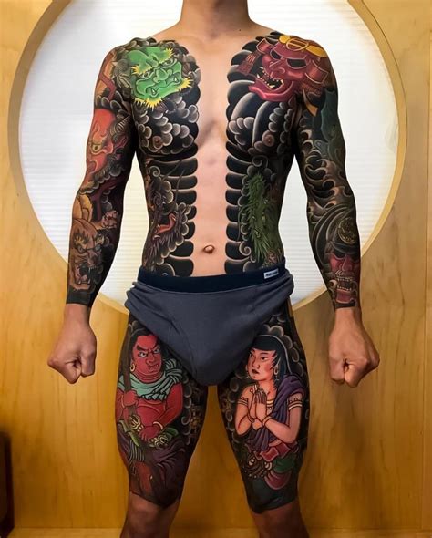 Japanese Bodysuit Tattoo By Stateofgracetaki On Chazuke Japaneseink