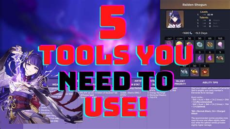 5 Genshin Tools To Level Up Your Gameplay Youtube