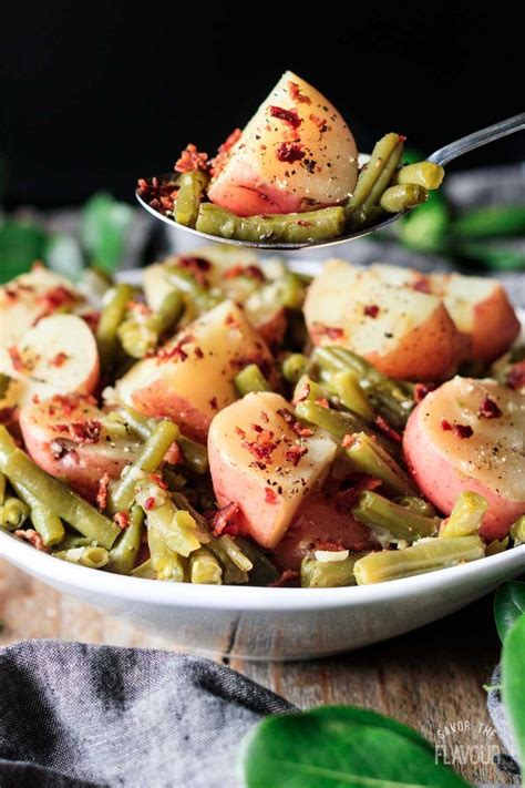 Southern Green Beans And Potatoes With Bacon Recipe Southern Green