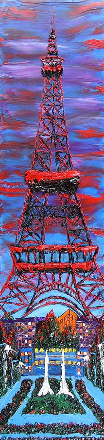 The Eiffel Tower 2 Painting By James Dunbar Pixels