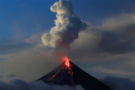 Philippines Volcano Lava Erupts From Mount Mayon As Ash Covers Towns