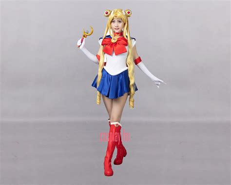 Sailor Moon Usagi Tsukino Serena Cosplay Costume School Etsy