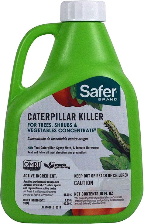 Safer Brand 5163 Caterpillar Killer Ii Concentrate 16 Oz