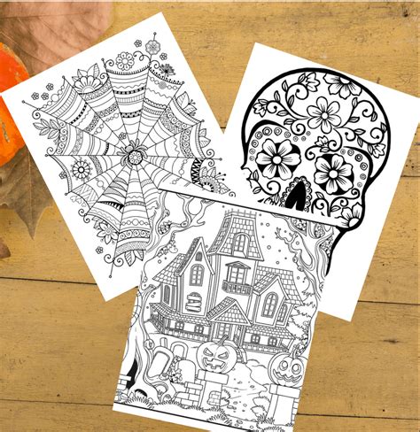 Free Printable Halloween Coloring Pages My Amusing Adventures