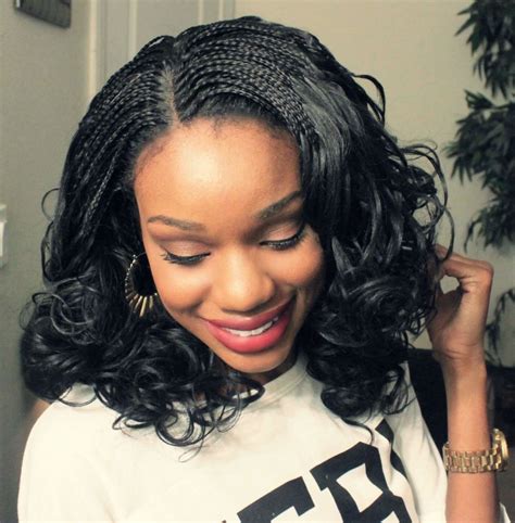 Micro Braids With Curly Hair