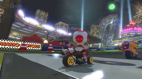 Mario Kart 8 Deluxe Grand Prix 200cc Toad Mushroom Cup Youtube