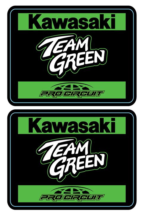 Throttle Syndicate Team Green Team Badge Decals
