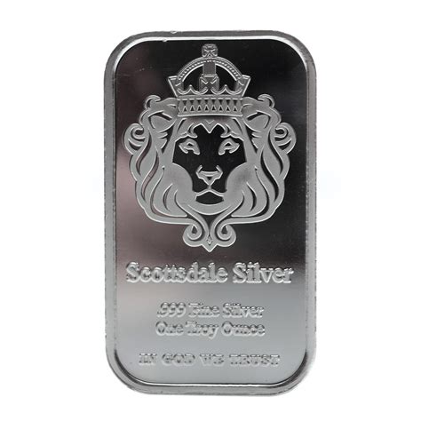 Buy The Scottsdale Mint 1 Oz The One Silver Bar Monument Metals