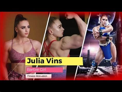 Julia Vins Beautiful Muscular Barbie Girl Workout Female Fitness Motivation YouTube
