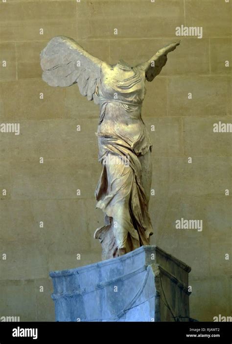 The Winged Victory Of Samothrace Also Called The Nike Of Samothrace Is A Marble Hellenistic