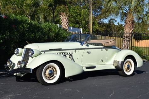 Maybe you would like to learn more about one of these? 1935 Auburn Boattail Speedster 0 Mint Green Convertible ...