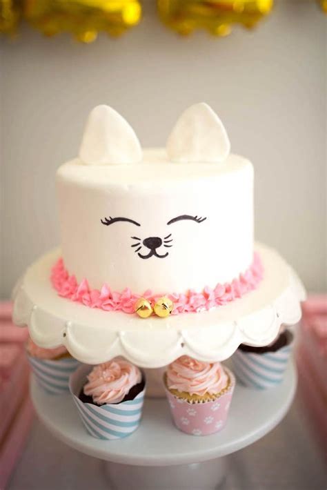 Kitty Cat Birthday Party Birthday Cake For Cat
