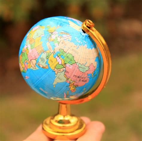 New Mini World Globe Geography Teaching Resources Home Decoration Kids