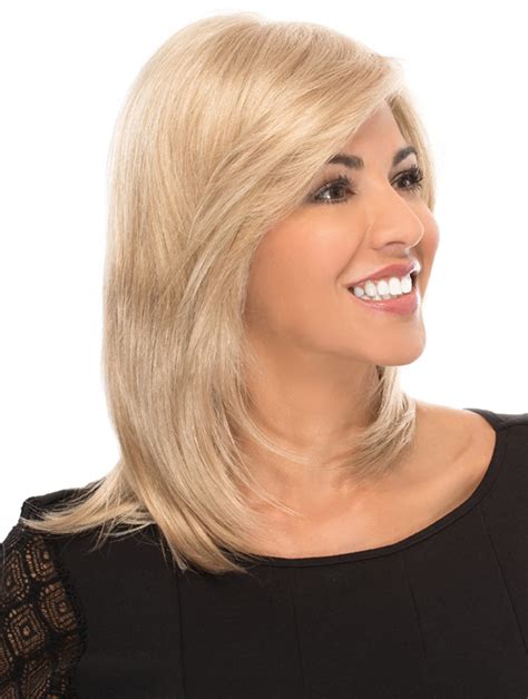 With Bangs 14 Shoulder Length Straight Gorgeous Medium Wigs