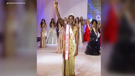 Miss Universe Canada First Black Woman To Hold Title Calls Out Racist Remarks She Received