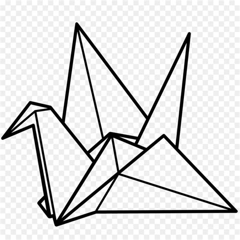 Origami Crane Drawing At Explore Collection Of