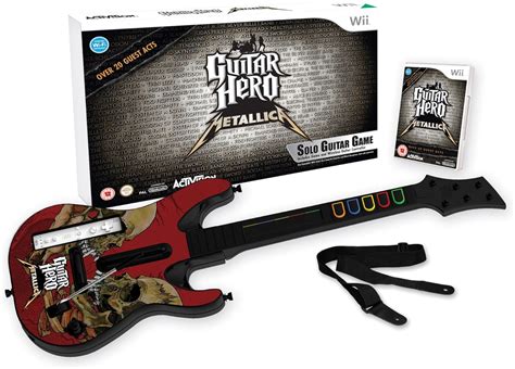 Guitar Hero Metallica Guitar Bundle Wii Uk Pc And Video