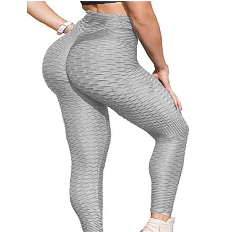 tik tok leggings for women high waisted butt lift ruched scrunch tummy control yoga pants