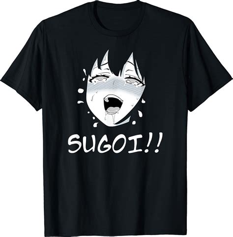 Buy Ahegao Face Shirt Anime Manga Hentai Girl Sugoi Online At Lowest